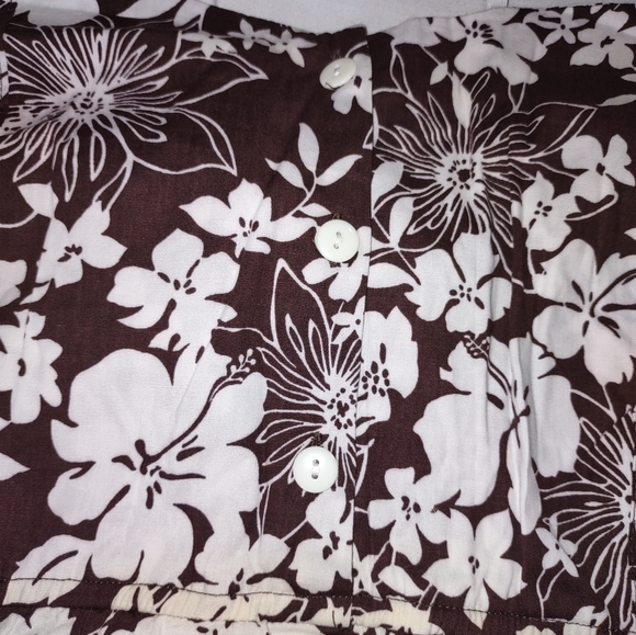 Floral Summer Dress Retro 70's Summer Fashion Apparel Everyday Pockets Large - Picture 6 of 15